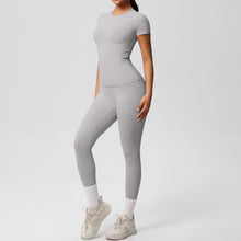 Load image into Gallery viewer, Butter Lux Short-Sleeve Workout Set