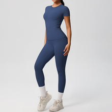 Load image into Gallery viewer, Butter Lux Short-Sleeve Workout Set