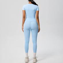Load image into Gallery viewer, Butter Lux Short-Sleeve Workout Set